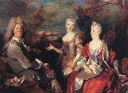Nicolas de Largilliere, The Artist and his Family